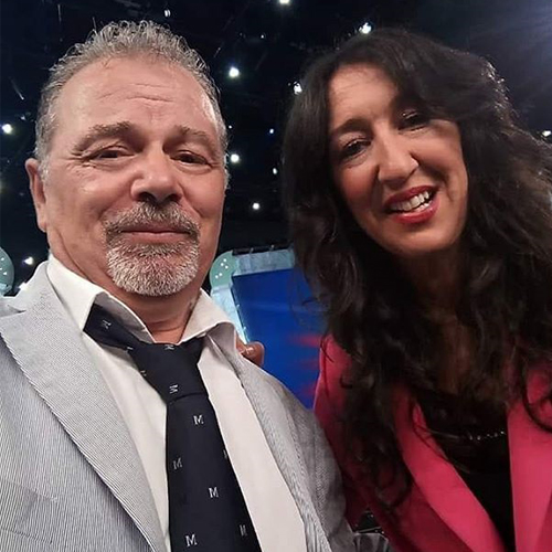 Matteo Monì con Emanuela Aureli