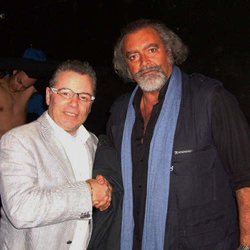 Matteo Monì con Diego Abatantuono