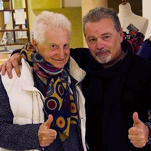 Matteo Monì con Gianfranco D'Angelo