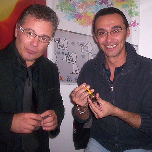 Matteo Monì con Giuseppe Giacobazzi