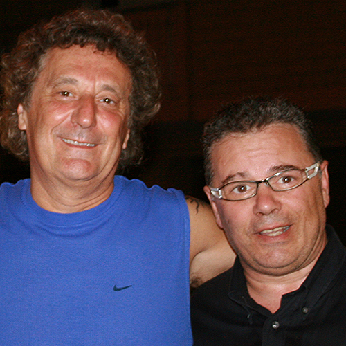Matteo Monì con Enzo Iacchetti